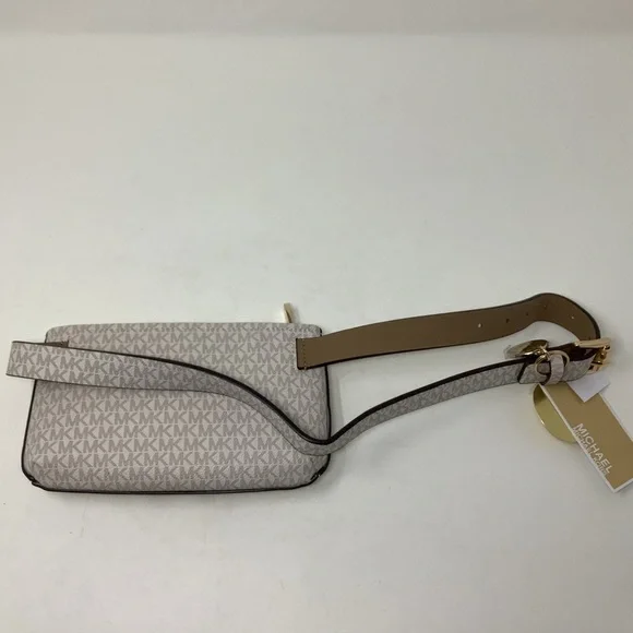 Michael Michael Kors Logo Belt Bag with Stripe - Picture 2 of 5